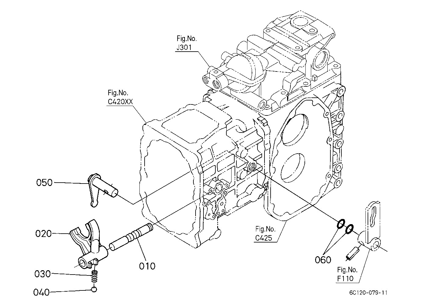 Range Gear Shift Fork