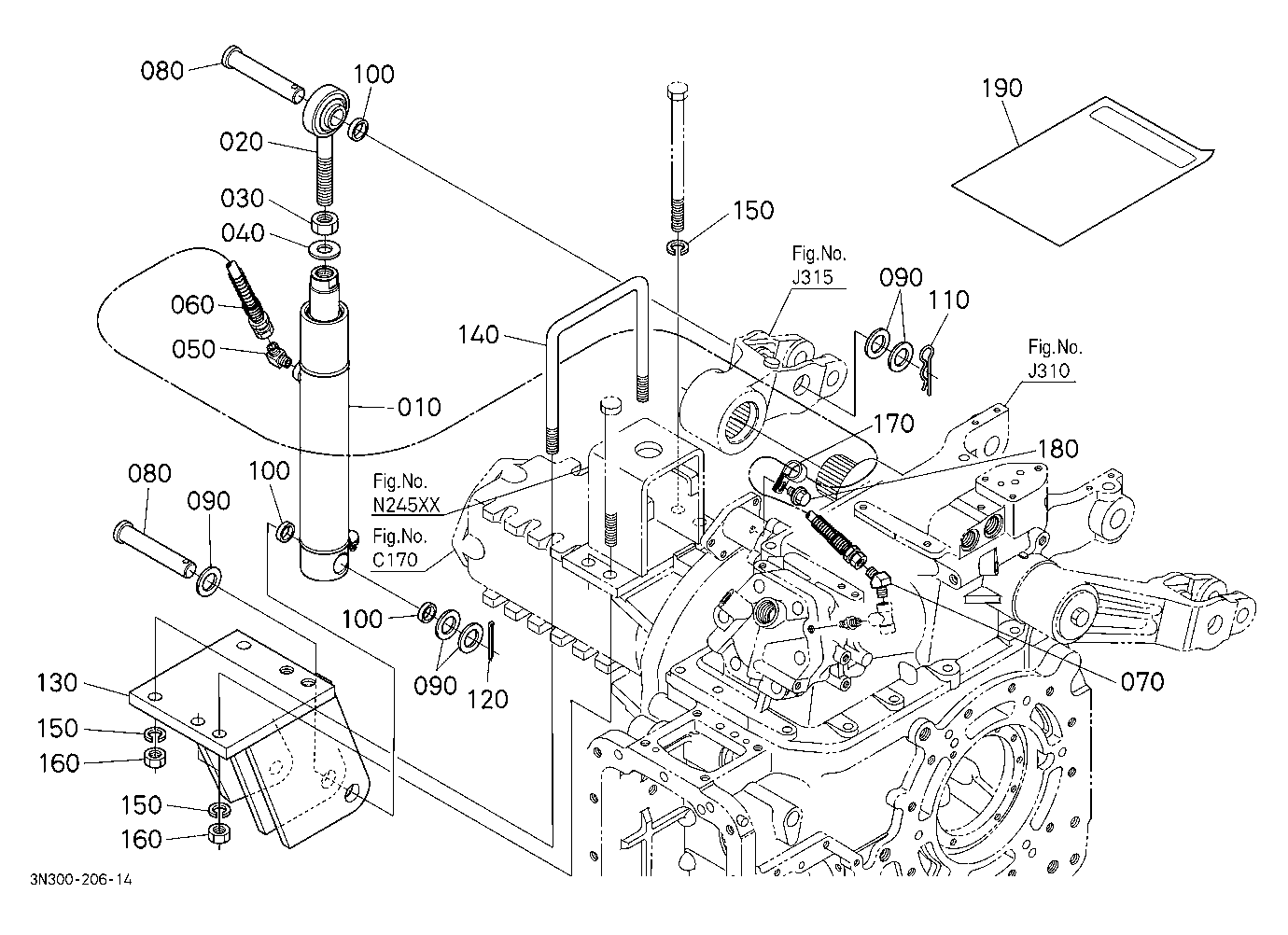 Assist Cylinder Kit Rh (W/G No.M9269) [Previous Ca