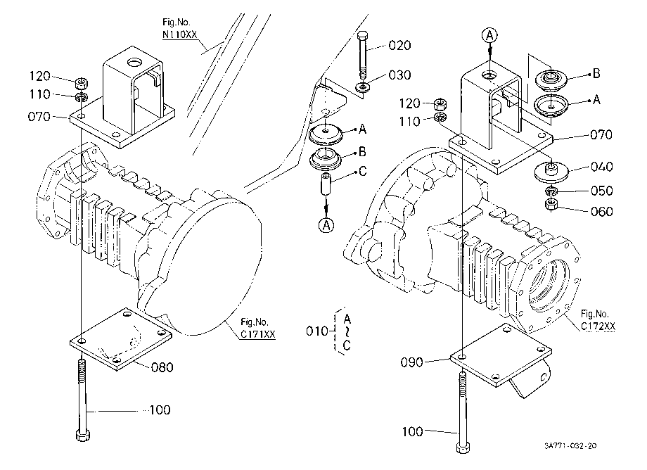 Cab Bracket Rear [Cab Type]