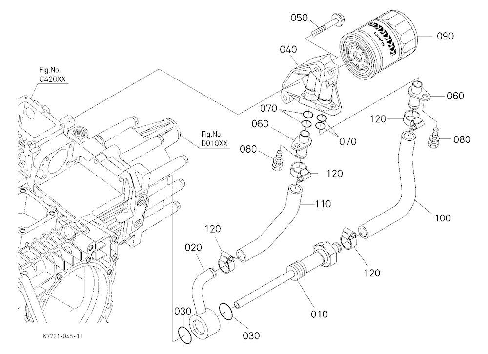 Hydraulic Oil Line (Hst)