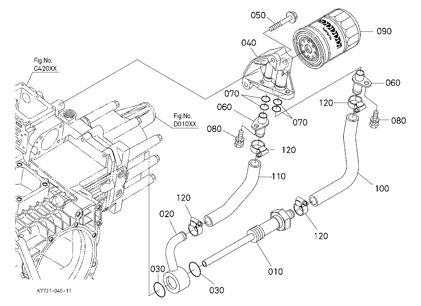 Hydraulic Oil Line (Hst)
