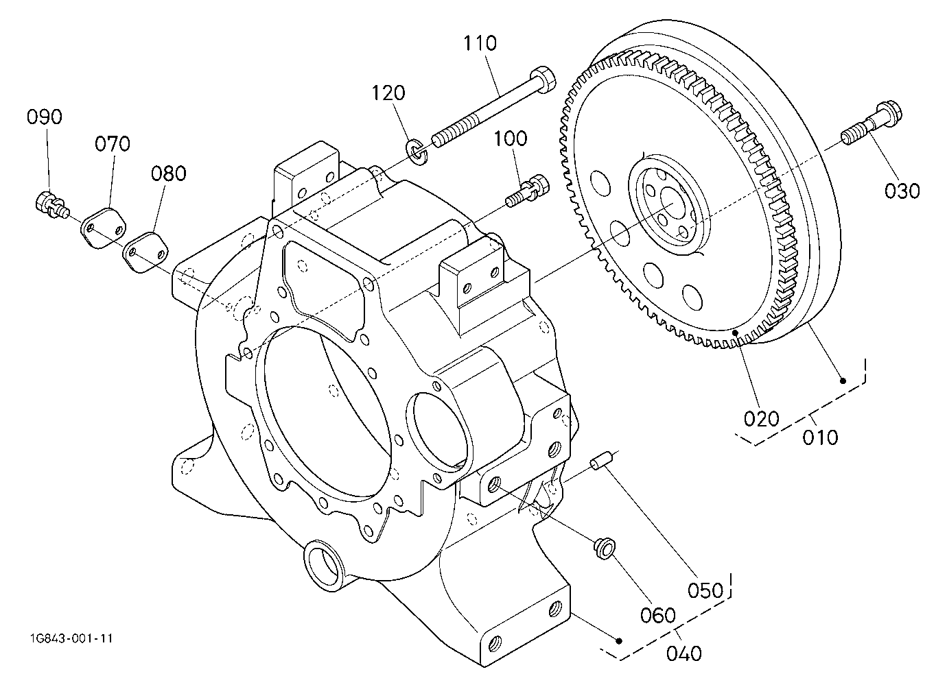 Flywheel [D1803-M-E2-Hst1]