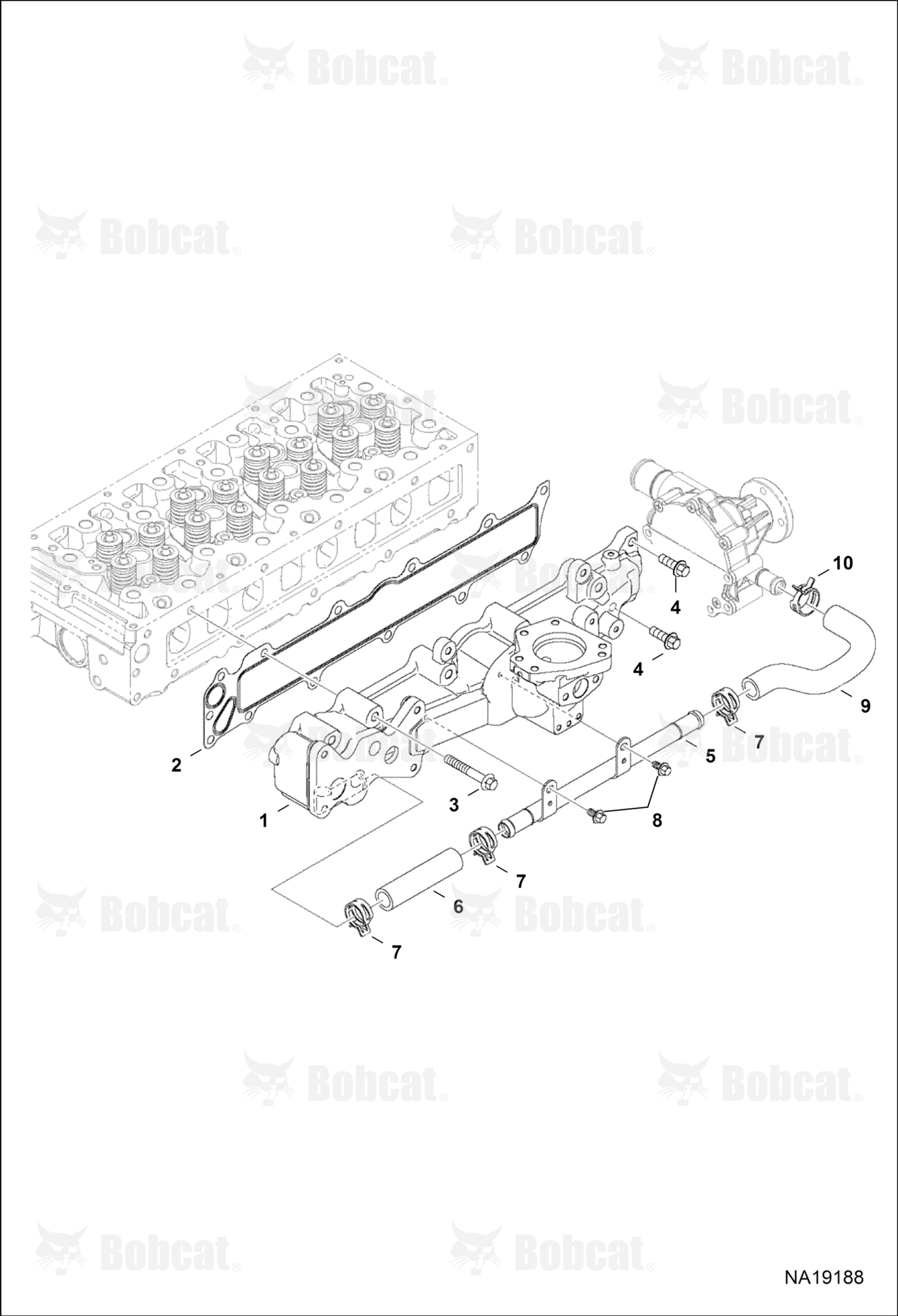 Intake Manifold (Engine S/N 000001 - 002886)