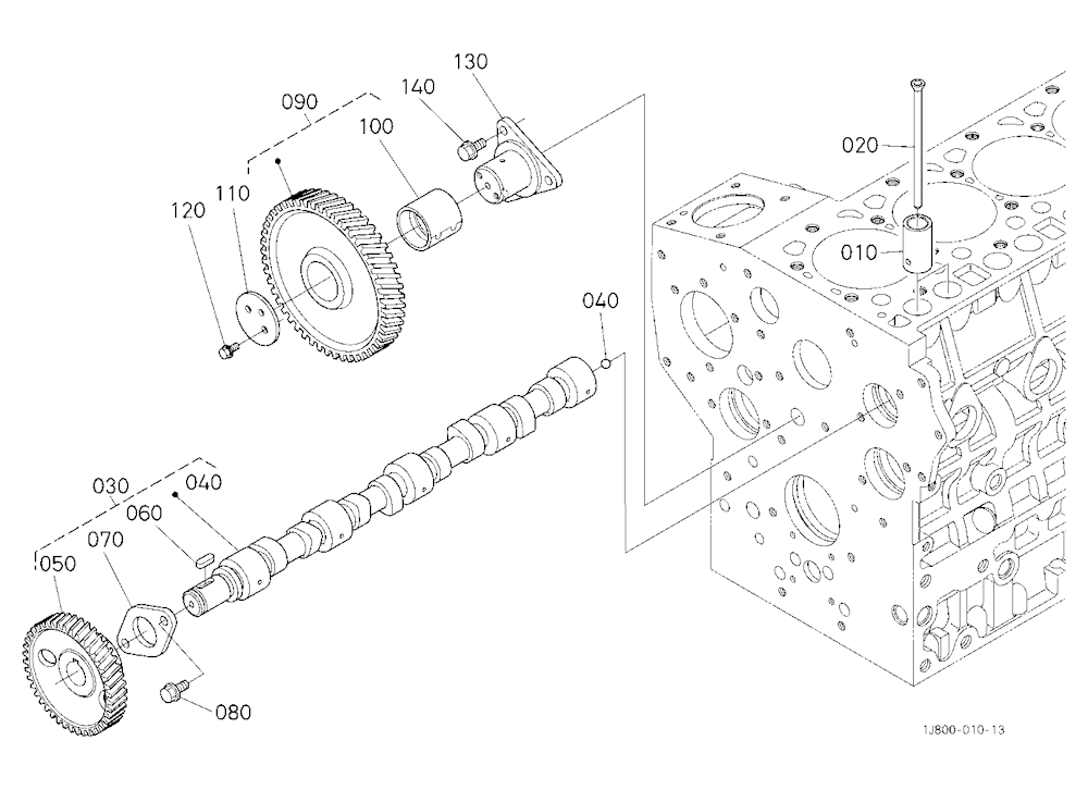 Camshaft And Idle Gear Shaft