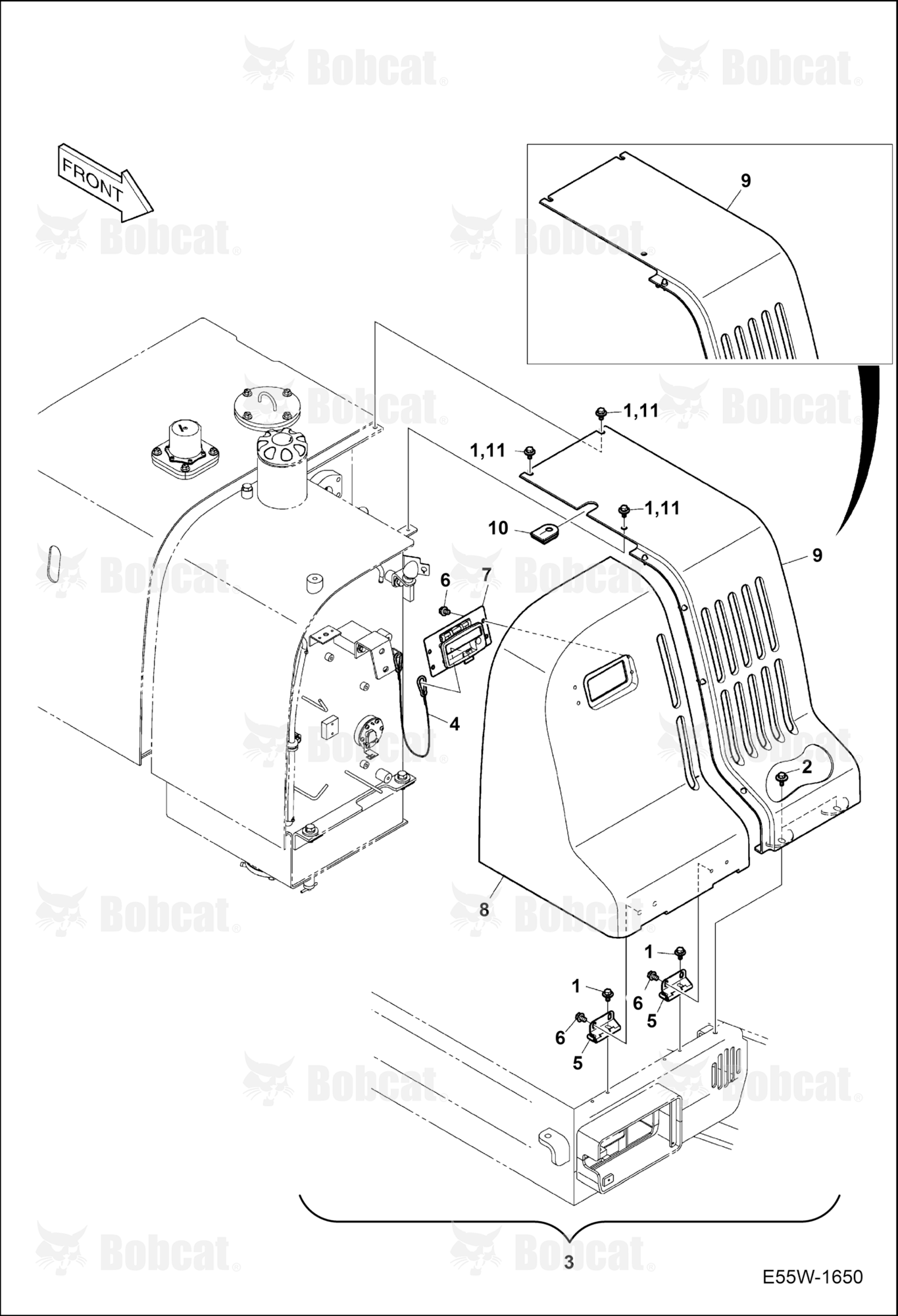 Upperstructure (Battery Cover)