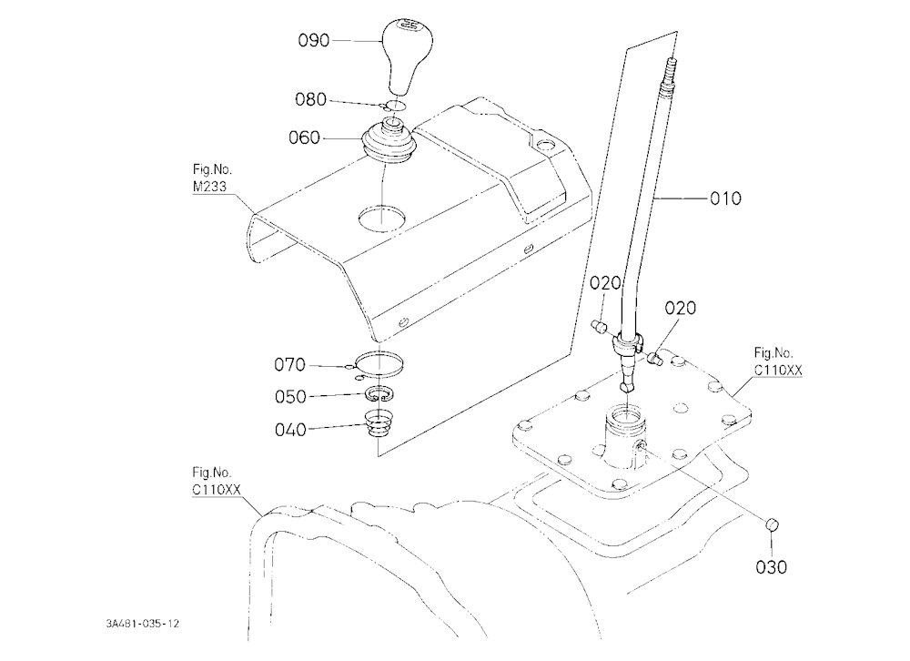 Main Gear Shift Lever [Rops Type]