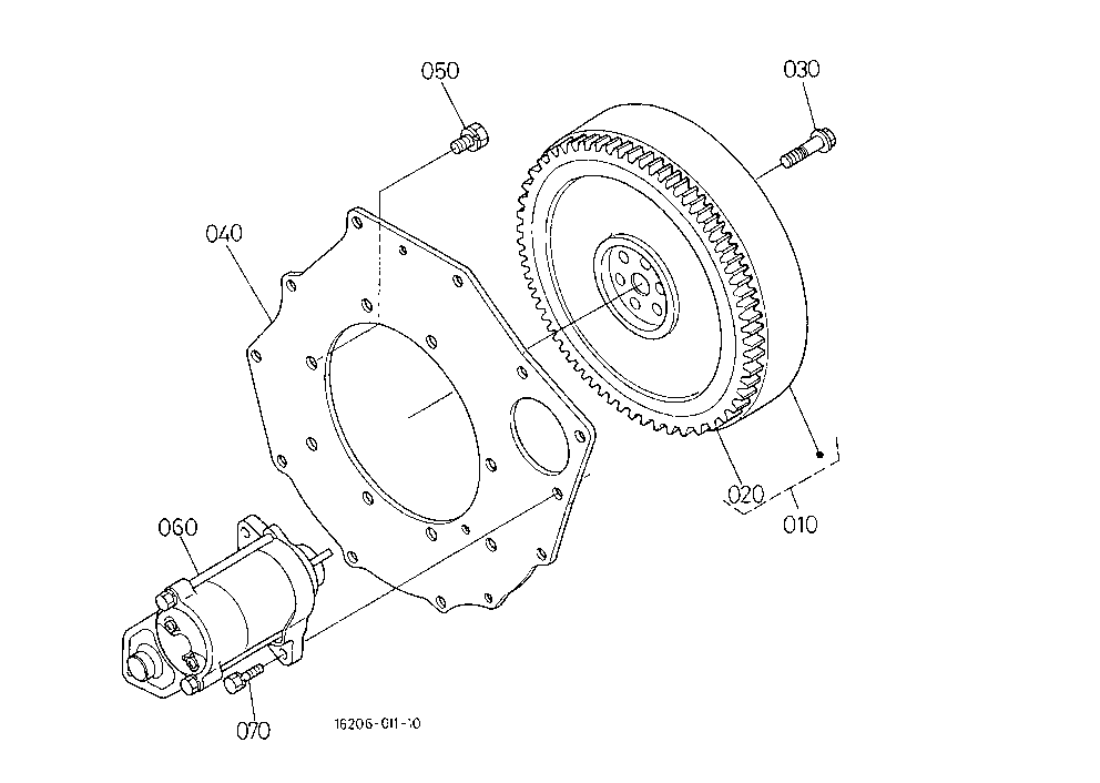 Flywheel,Starter