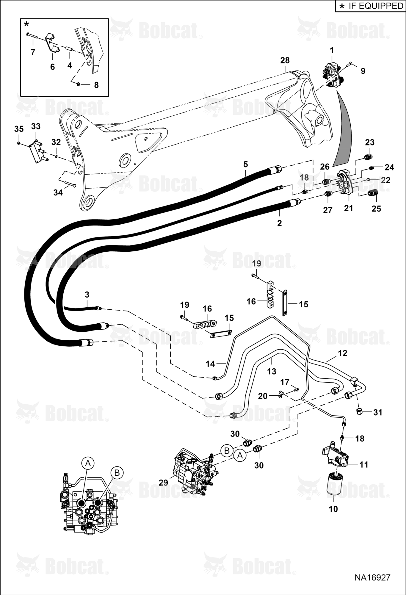 Auxiliary Hydraulics  B4ZY11001 - B4ZY11005