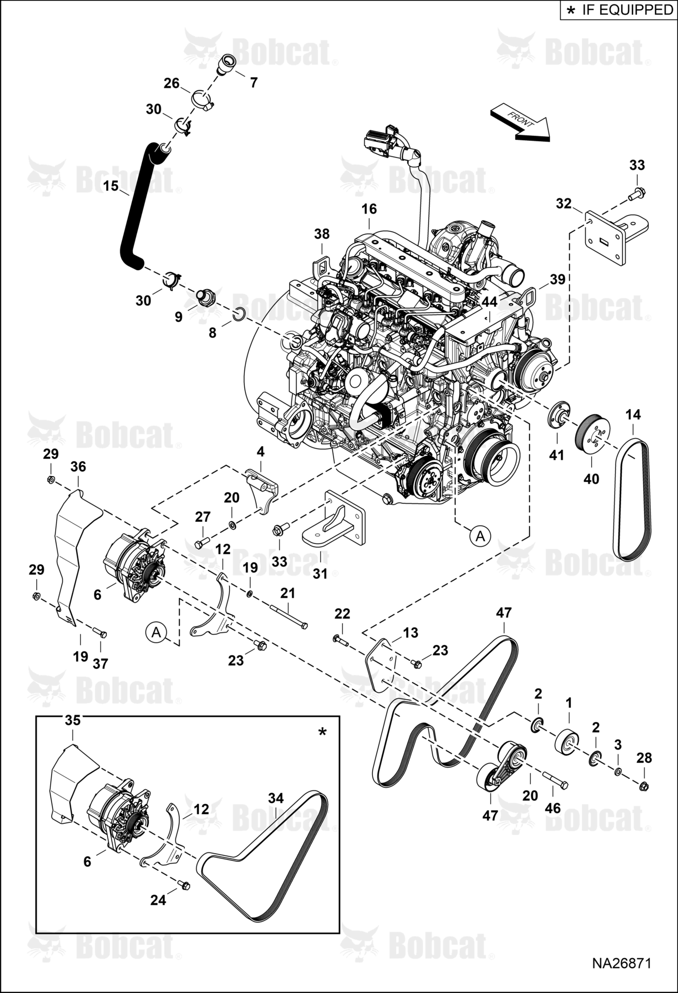 Engine & Attaching Parts