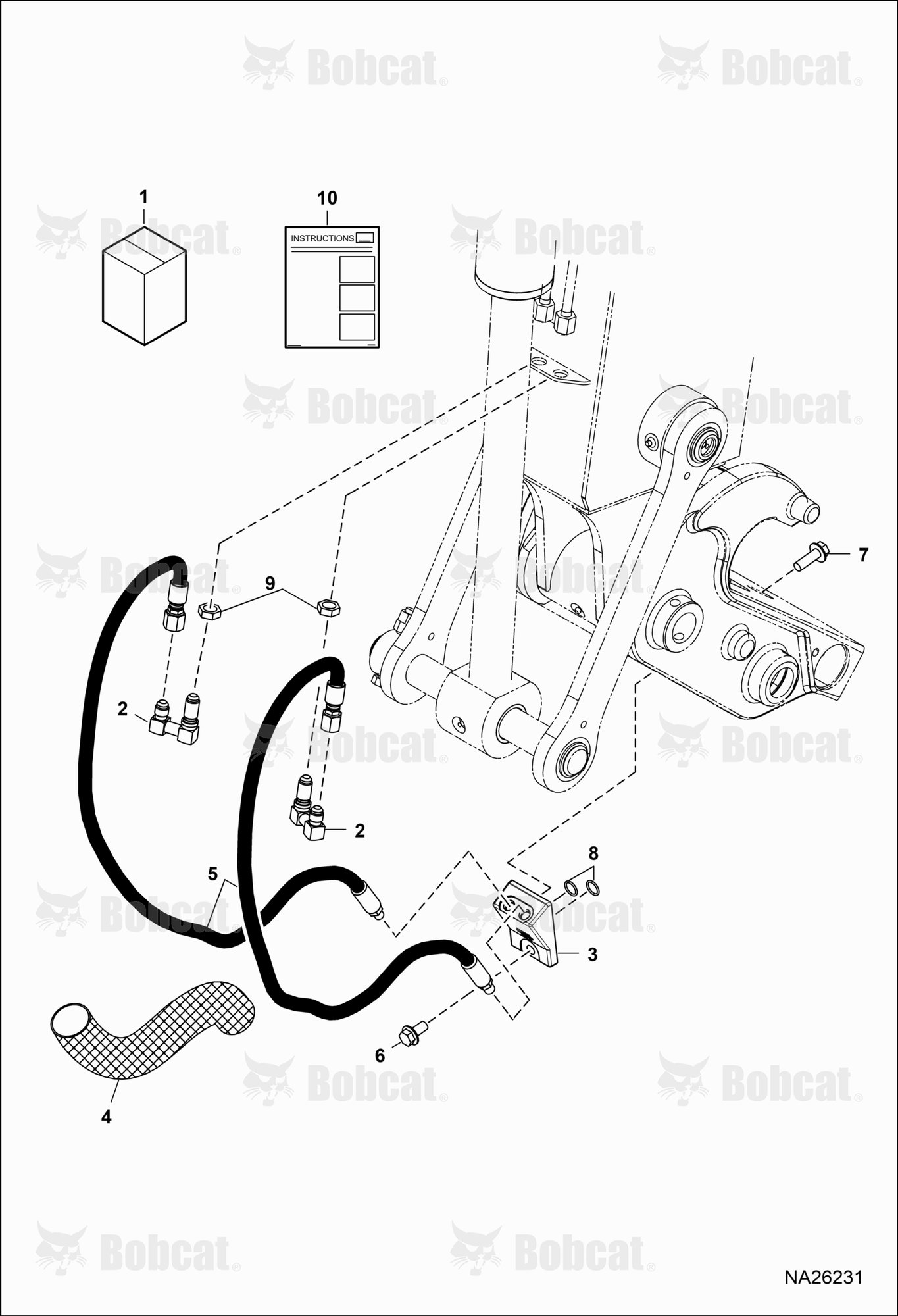 X-CHANGE (Hydraulic)(Manifold)(Ext Arm)(Kit)