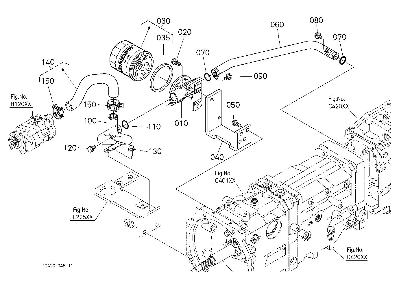Hydraulic Oil Line (Inlet)