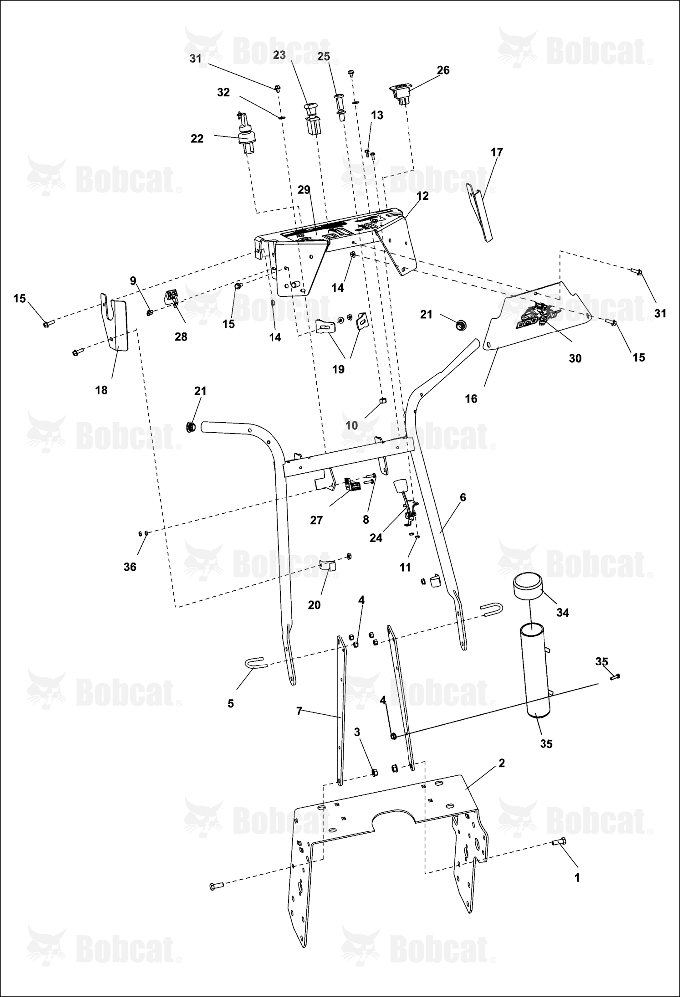 Upper Handle / Control Panel