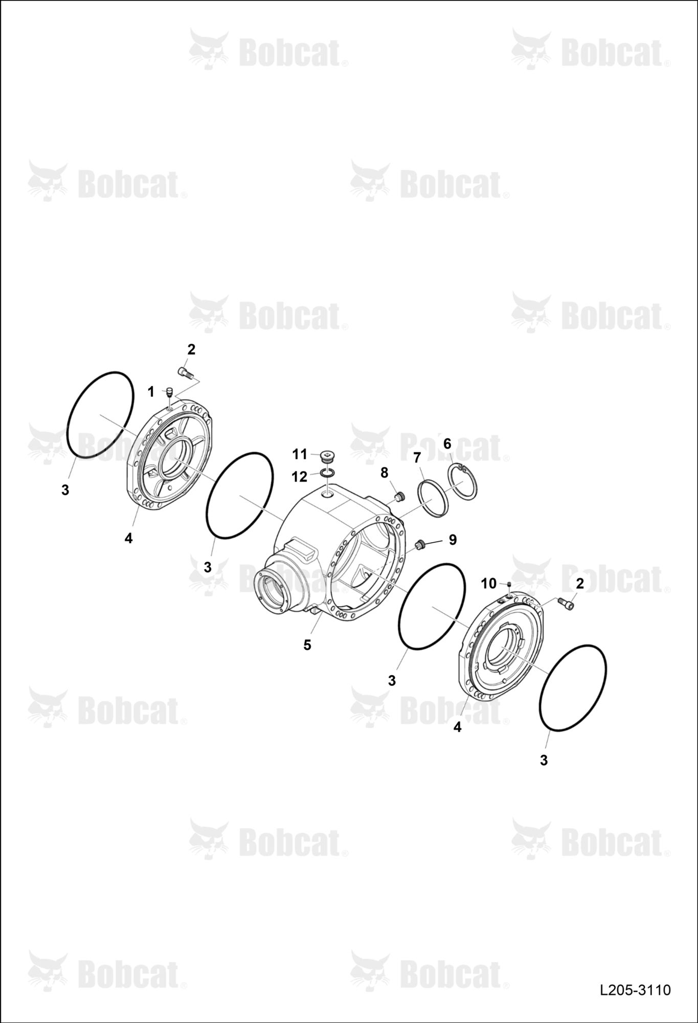 Differential Housing (Front Axle) (LSD)