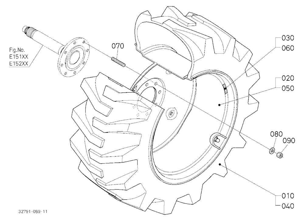Rear Wheel (17.5L-24)