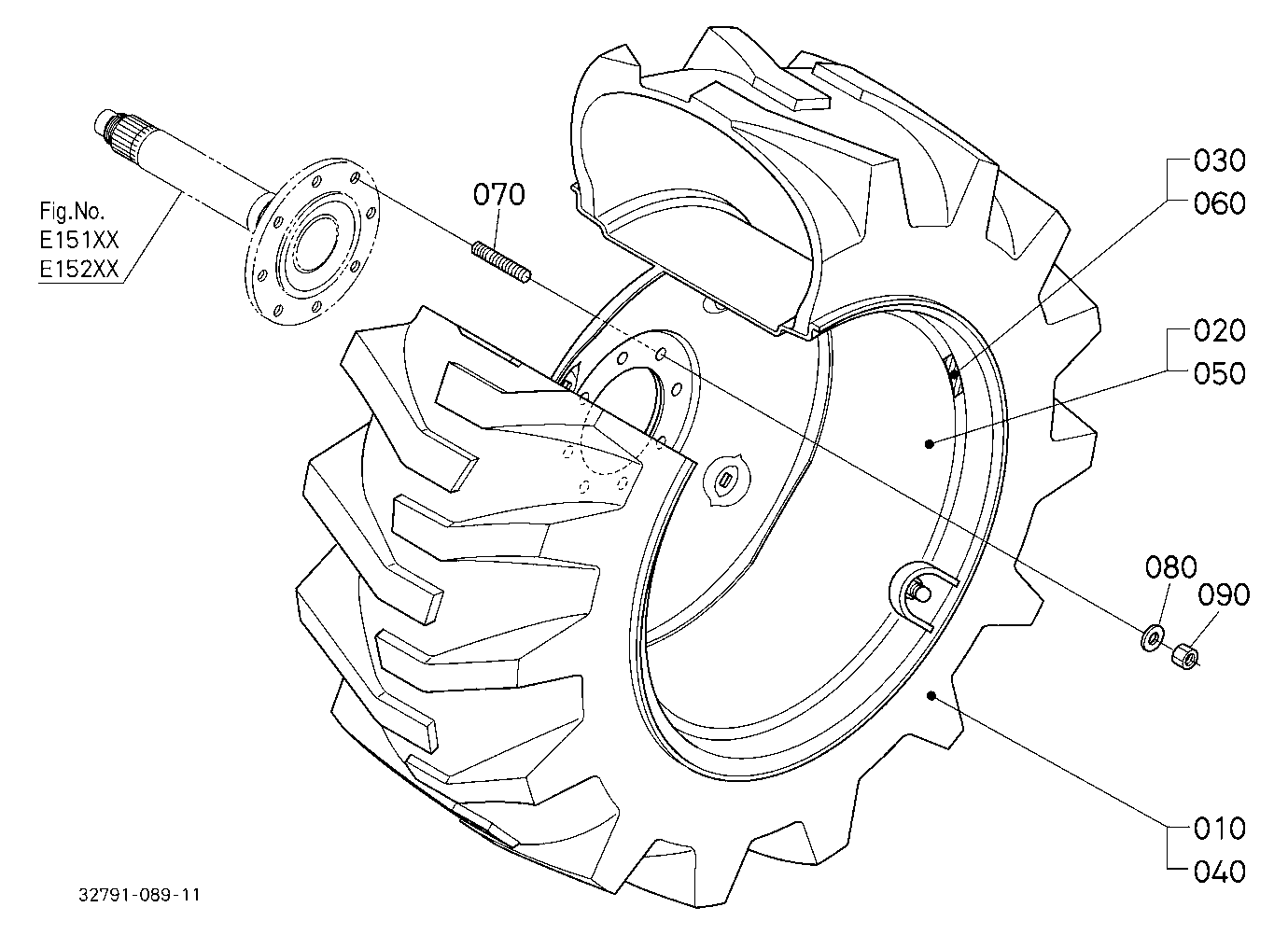 Rear Wheel (17.5L-24)
