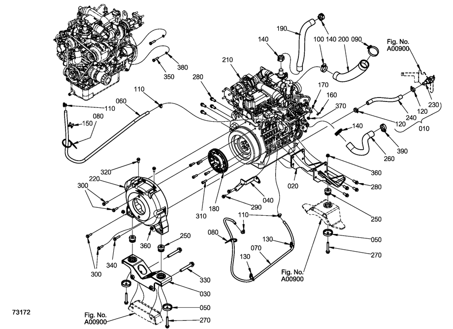 Engine Attaching Assembly