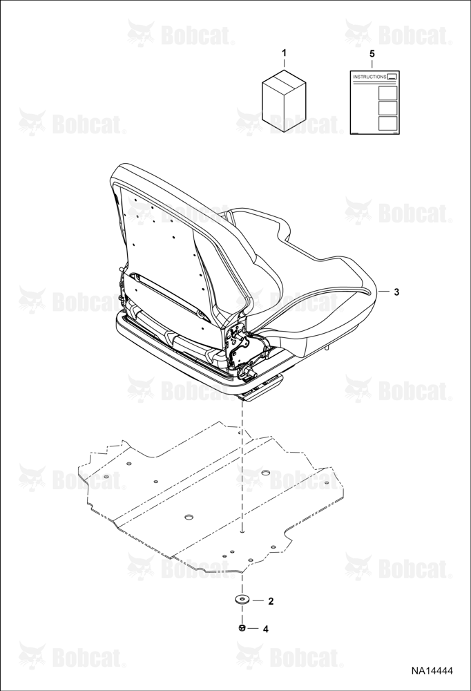 Seat Kit - 80 mm (Cloth) (Suspension)