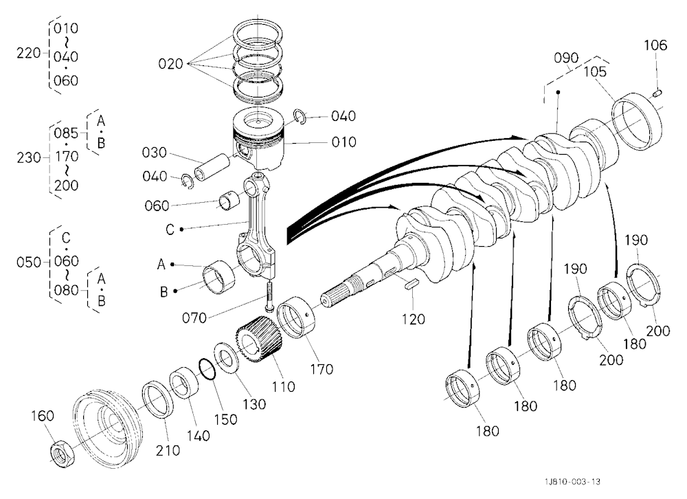 Piston And Crankshaft