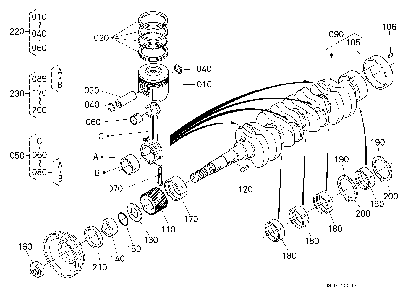 Piston And Crankshaft