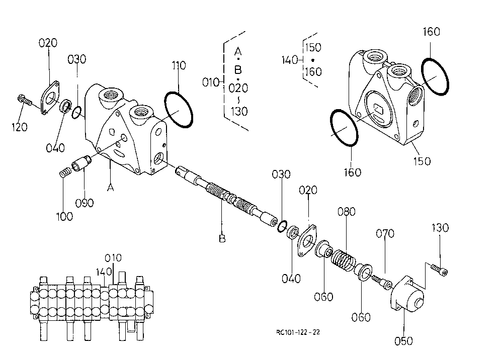 Spool Section (Travel Rh)