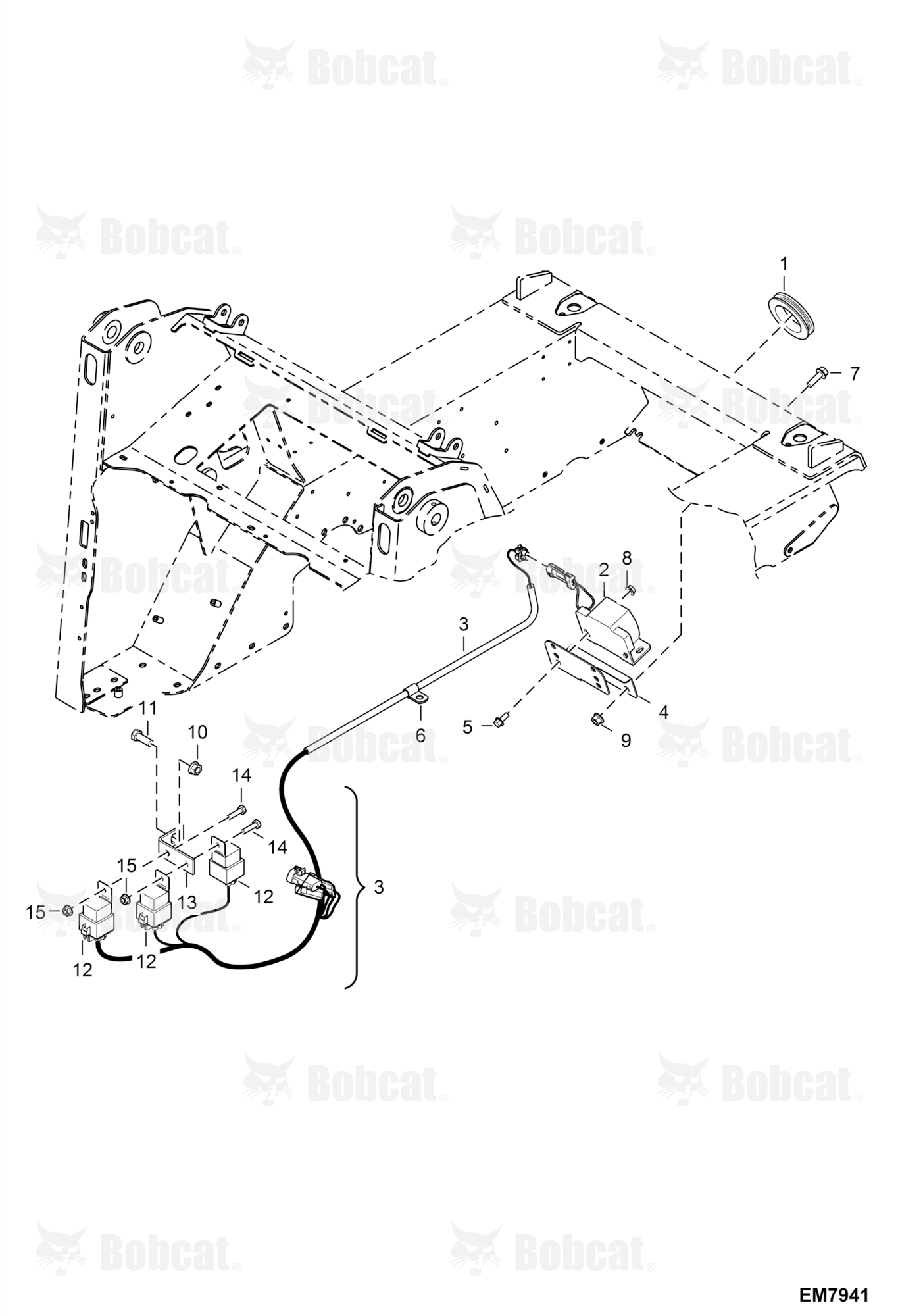 Horn (Manual Controls W/Deluxe Handles Or Selectable Joystic Controls) (Model DT575FP-BOB)