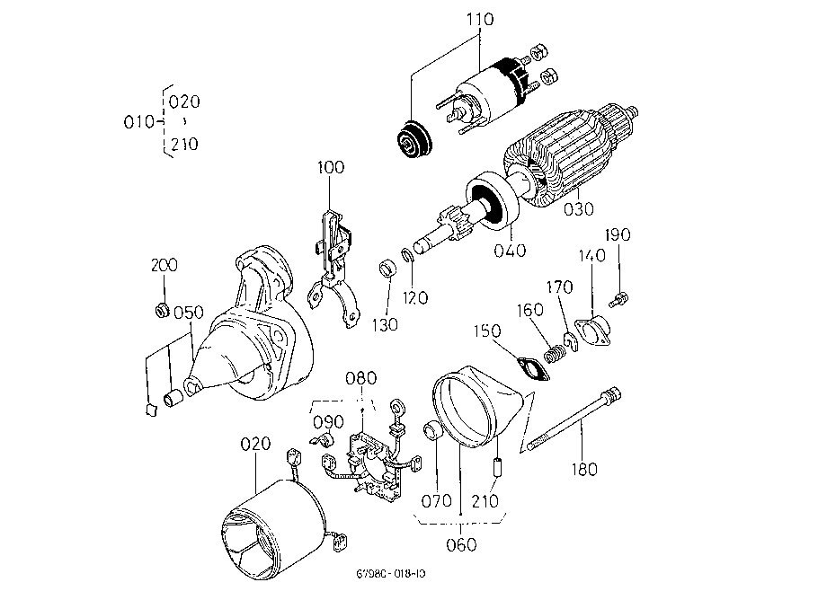 Starter [F2100] [Component Parts](Not For Reman Un