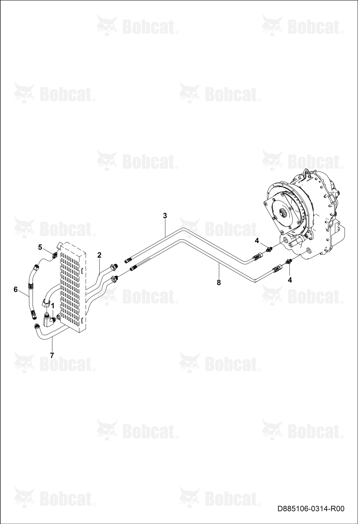 Transmission - Oil Cooler Circuit