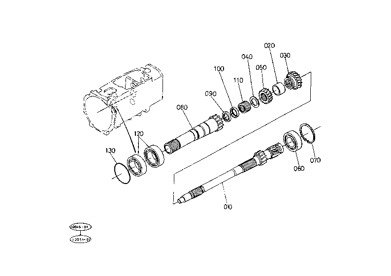 Main Shaft [With Dual Clutch]