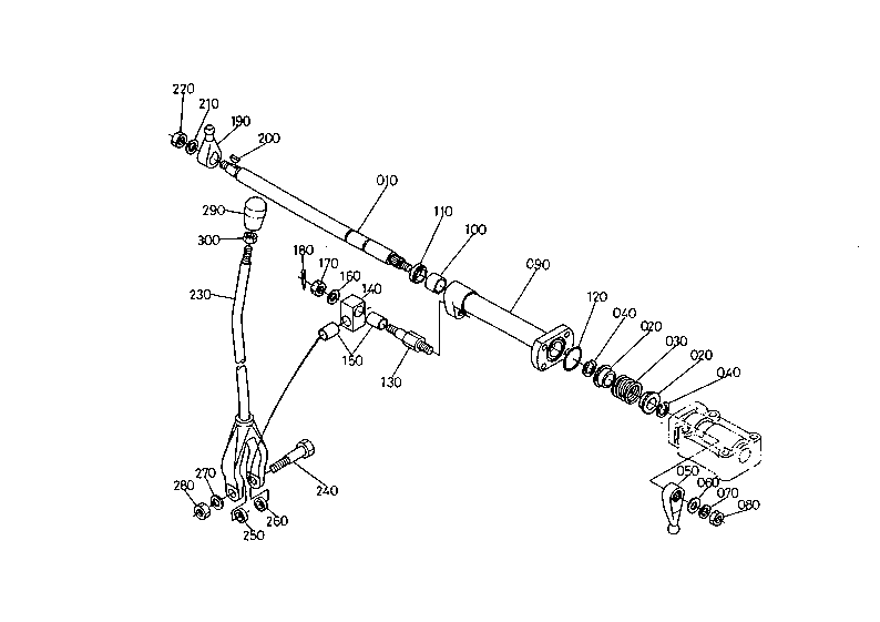 Main Speed Change Lever