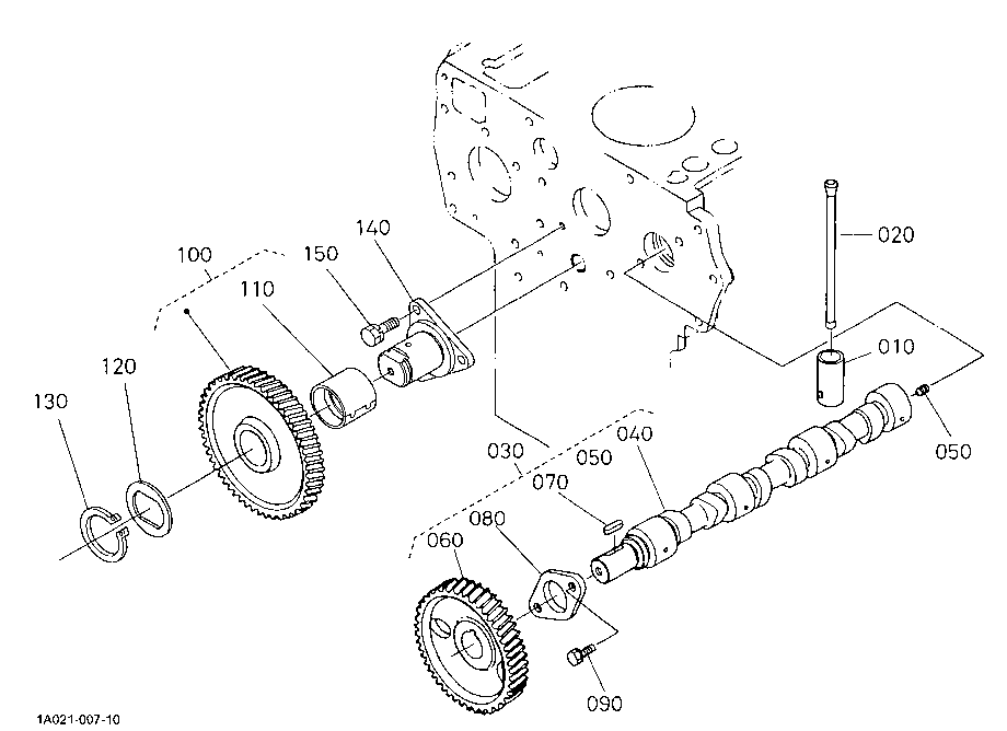 Camshaft And Idle Gear Shaft