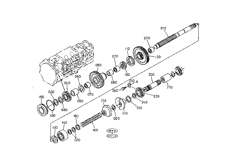 Pto Counter Shaft