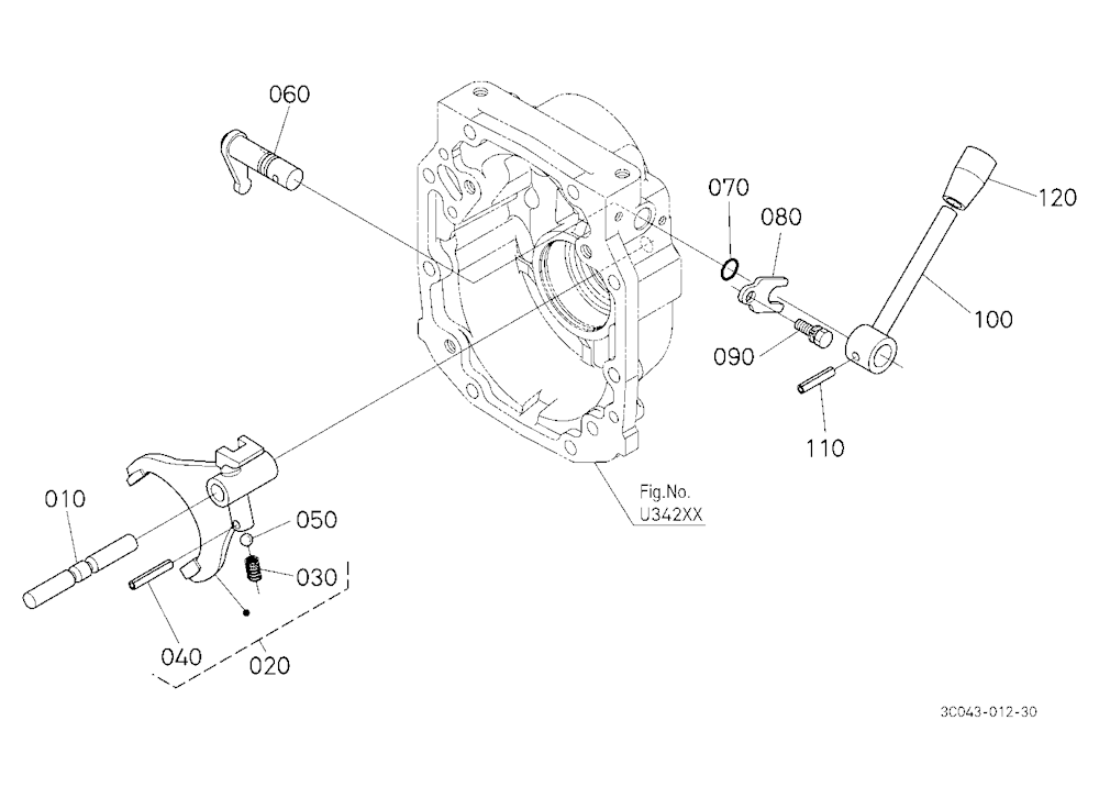 Pto (540/540E) Conversion Kit (Lever) (W/G No.M769