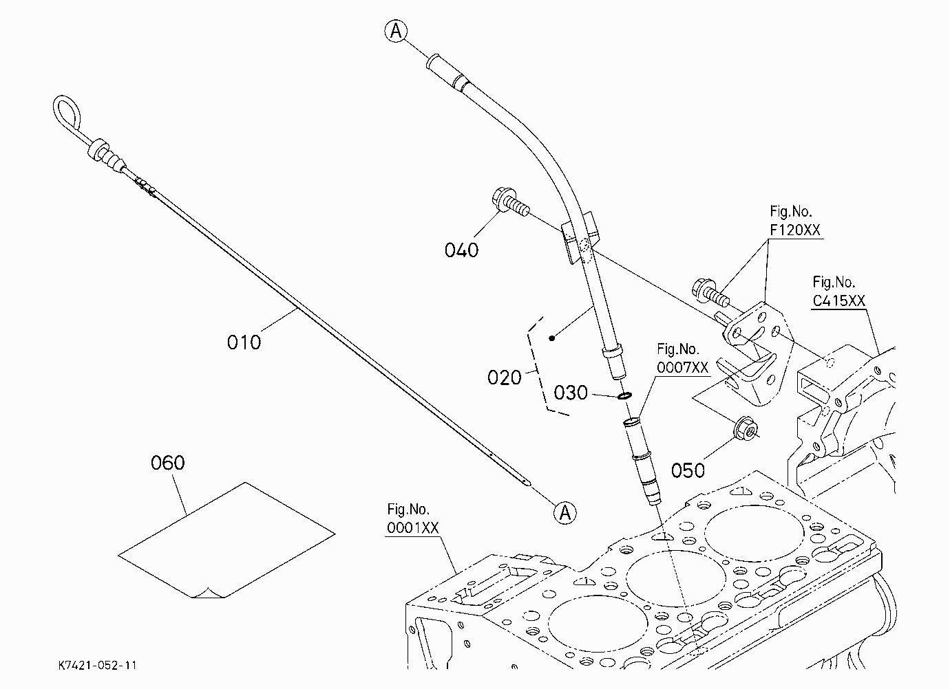 OIL GAUGE KIT (W/G. No. V5204) [OPTION]