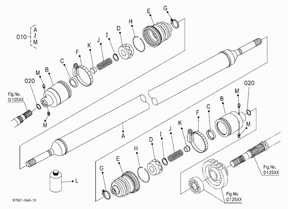 PROPELLER SHAFT WITH NIPPLE [OPTION]