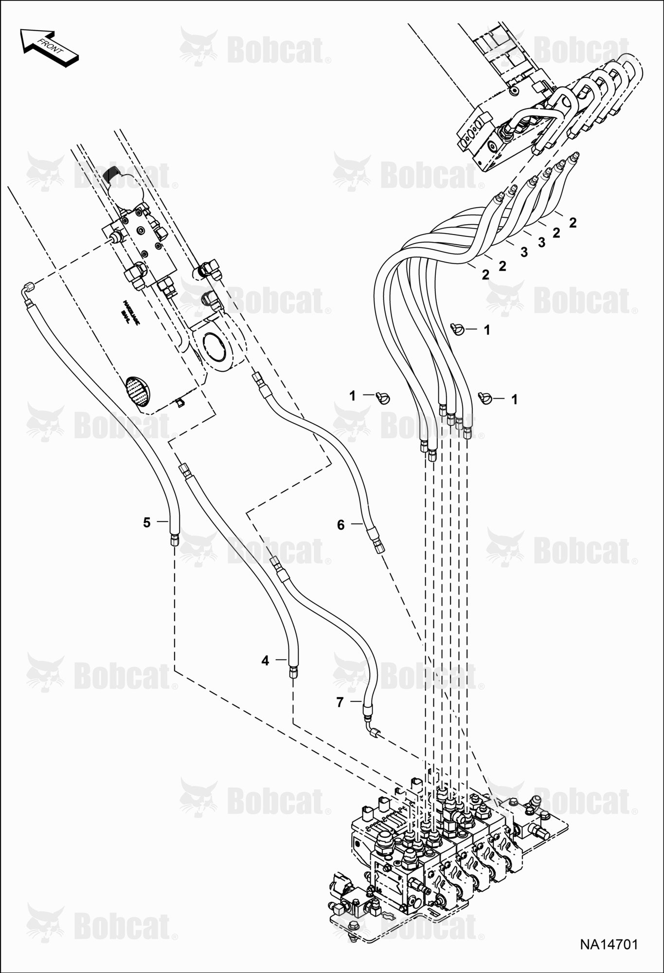 Hydraulic Circuitry (Outer Boom)