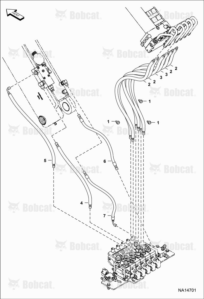 Hydraulic Circuitry (Outer Boom)