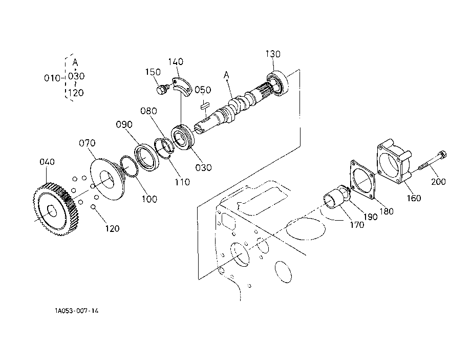 Fuel Camshaft And Governor Shaft