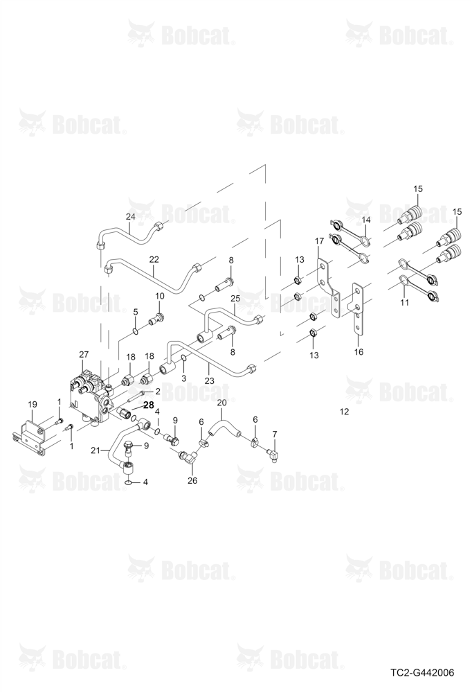 External Hydraulic Valve Group