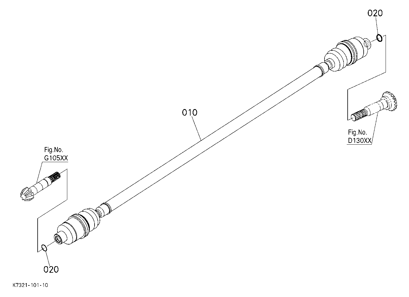 Front Propeller Shaft