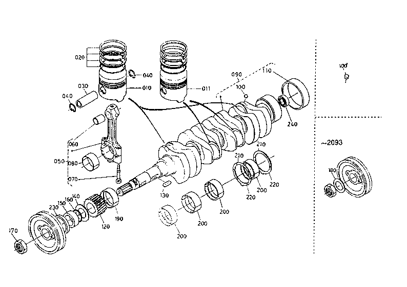 Piston And Crank Shaft