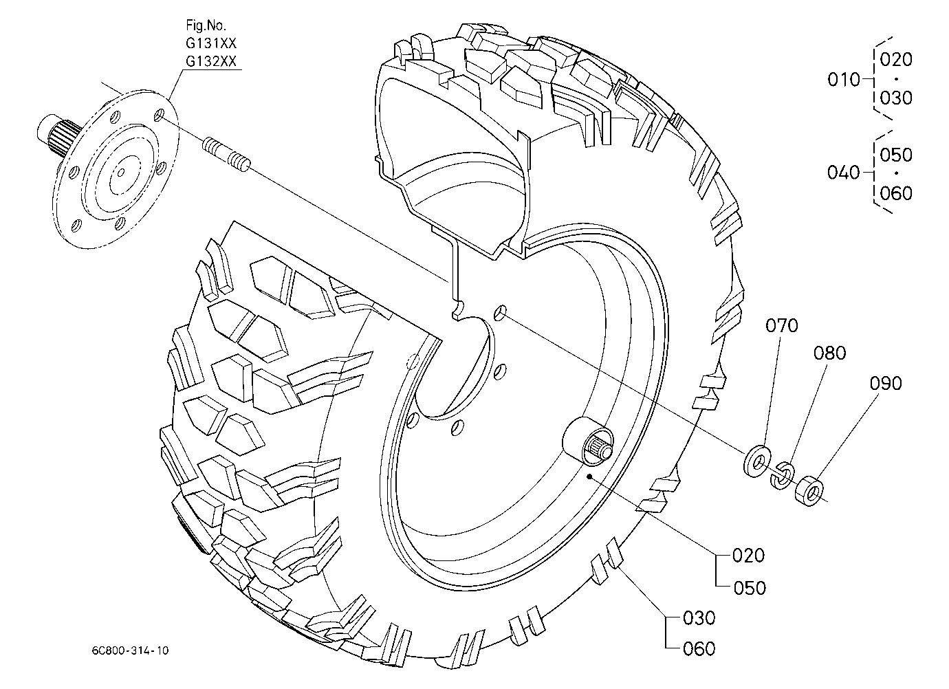 Front Wheel (23*8.50-12)