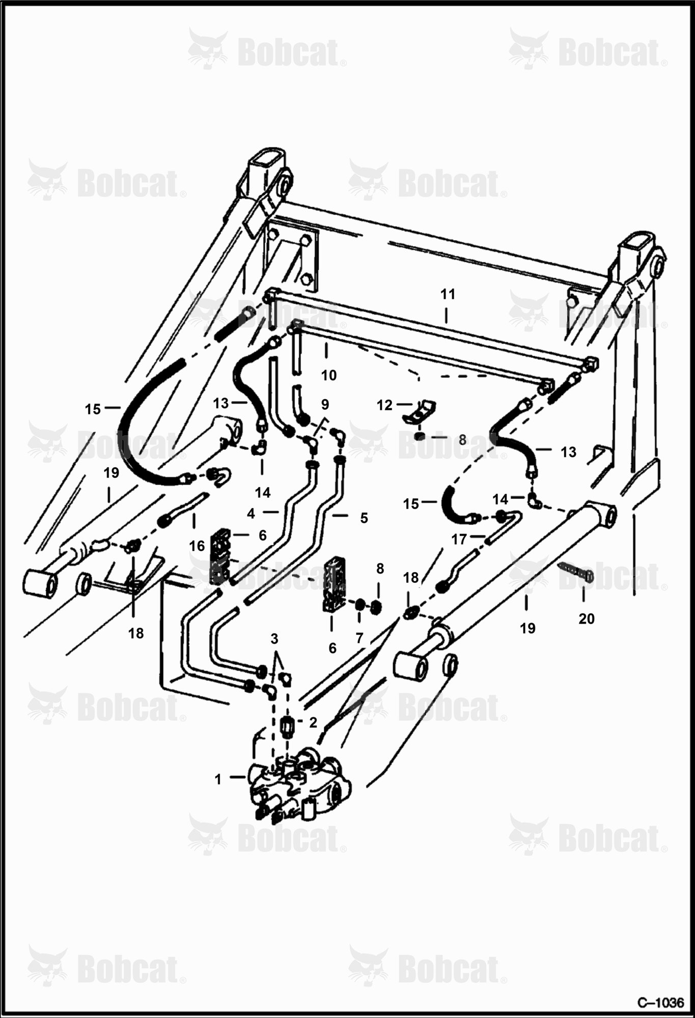 Lift Cylinder Hydraulic Circuitry