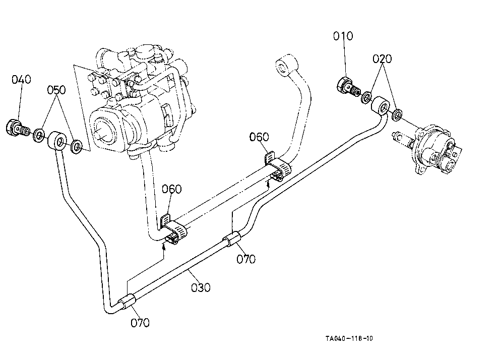 Pto Hydraulic Oil Line [Manual T/M Type] [With Ind