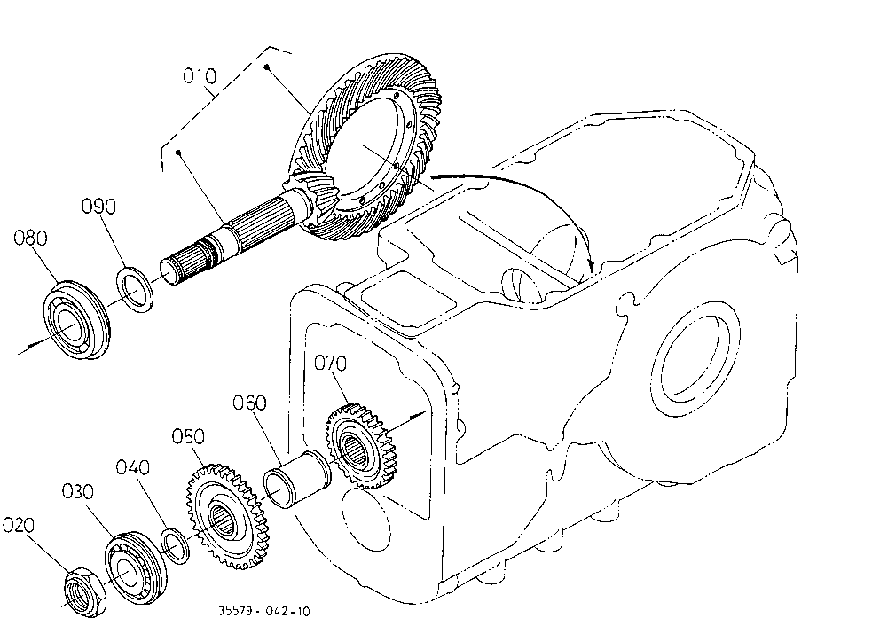 Bevel Gear (Rear)