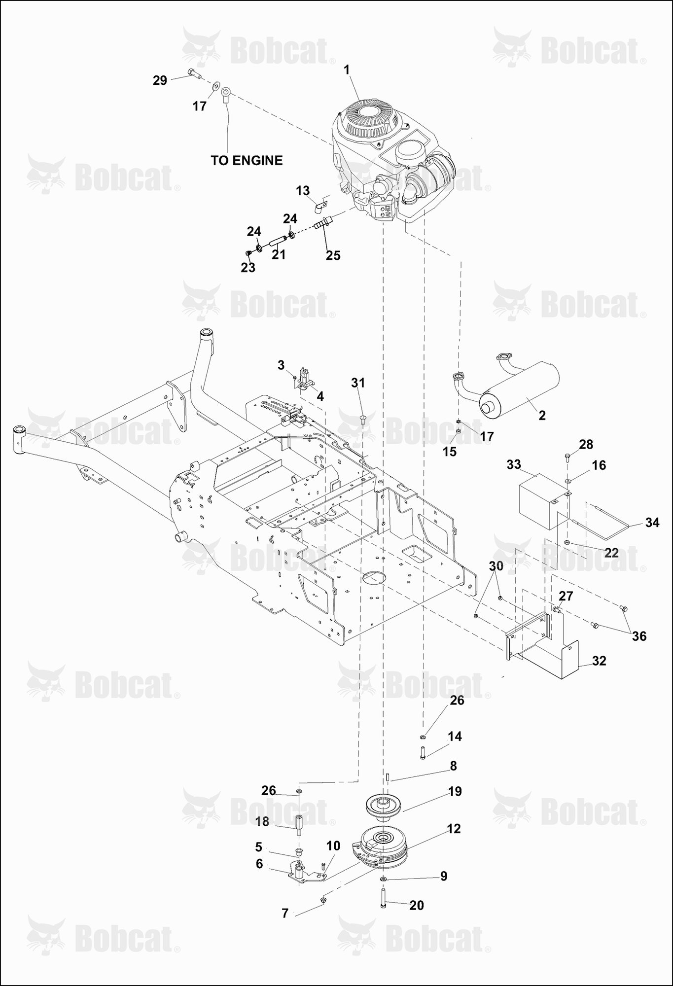 FRAME, Engine & Clutch