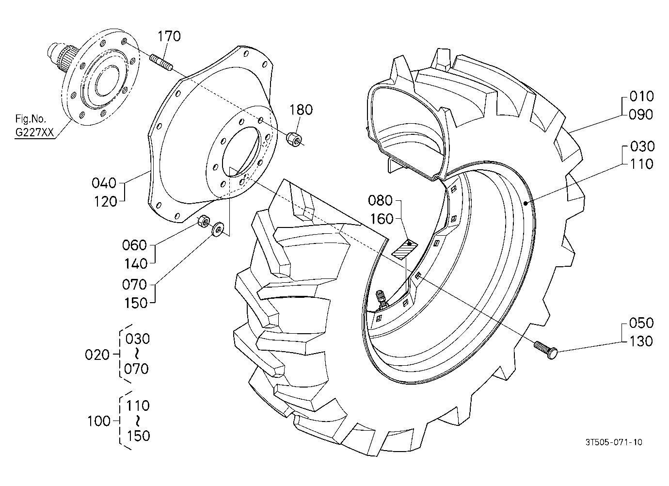 Front Wheel (13.6-24 R1) [A]