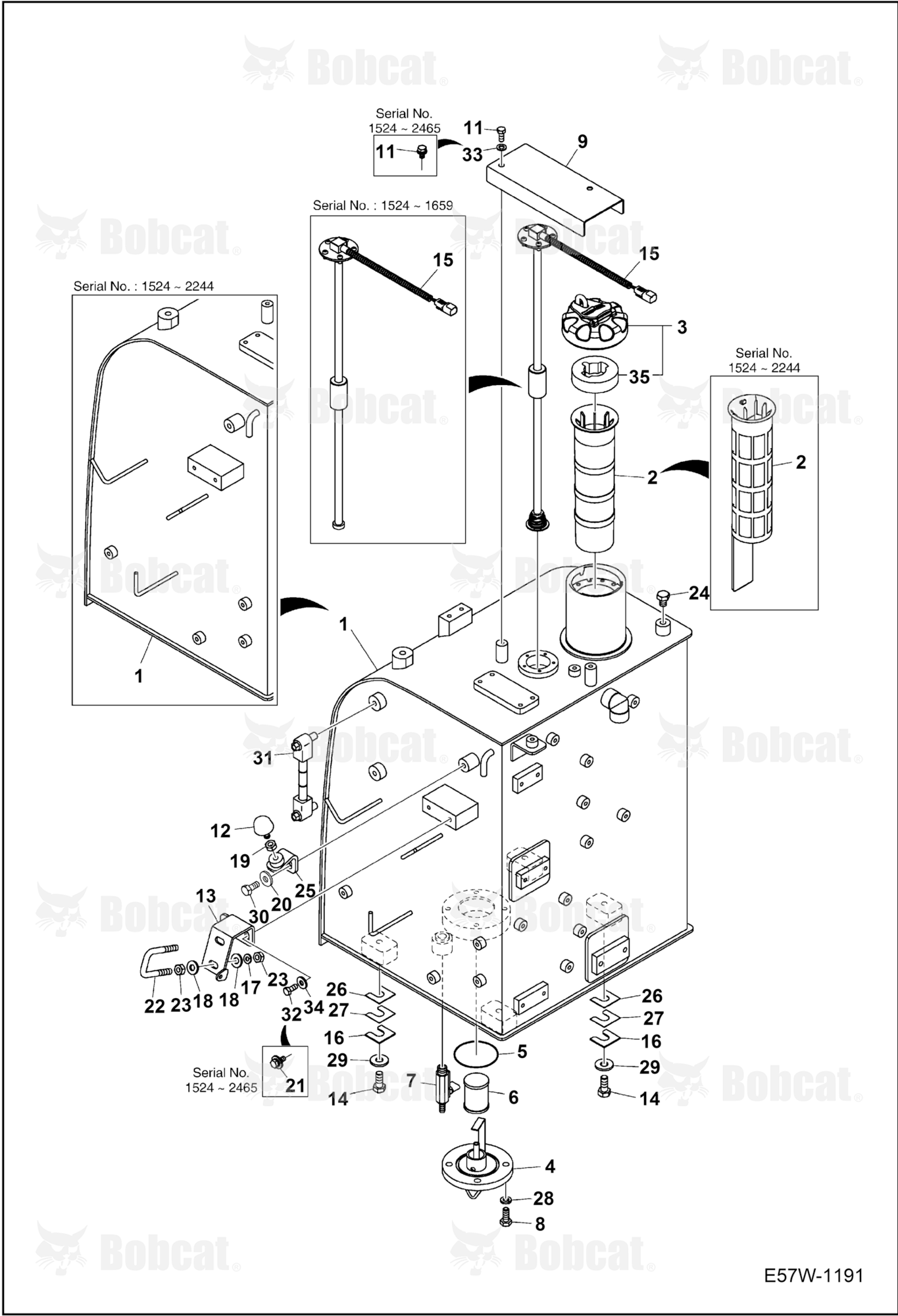 Fuel System (Tank)  B3WU11524 & Above