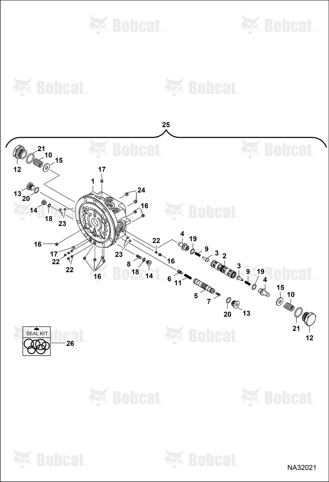 Travel Motor (Body Assy)