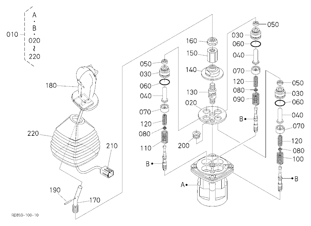 Pilot Valve (Right) [Component Parts]