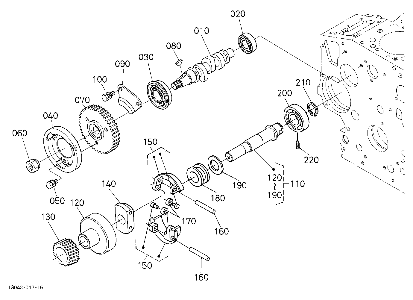 Fuel Camshaft And Governor Shaft